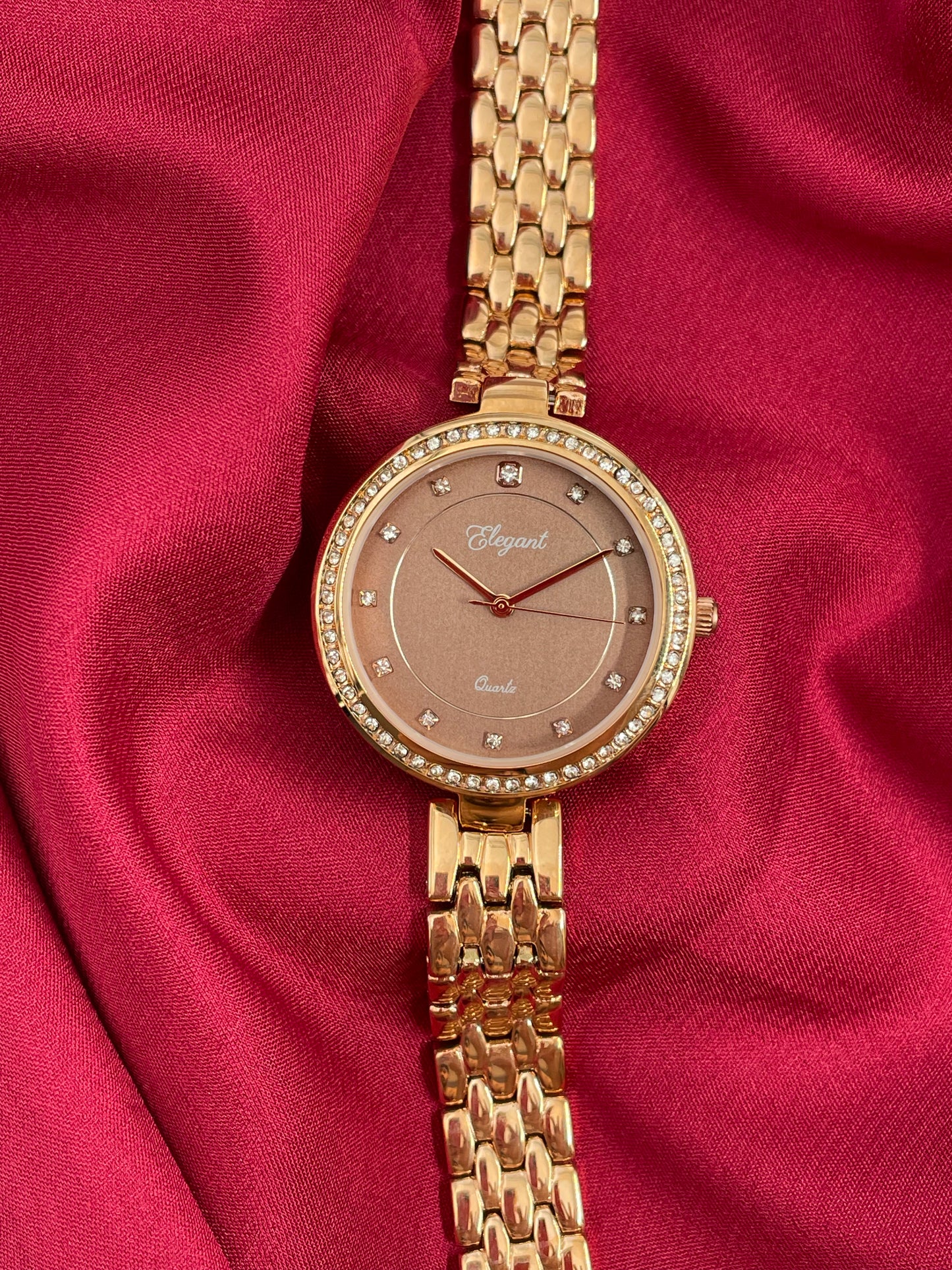 BTC Elegant Sand Series - Brown Dial Women Giftbox Watch