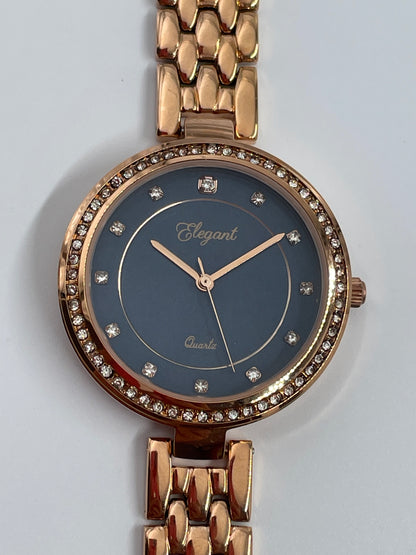 BTC Elegant Obsidian Series - Black Dial Women Giftbox Watch BLK2511009
