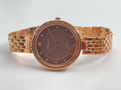 BTC Elegant Sand Series - Brown Dial Women Giftbox Watch