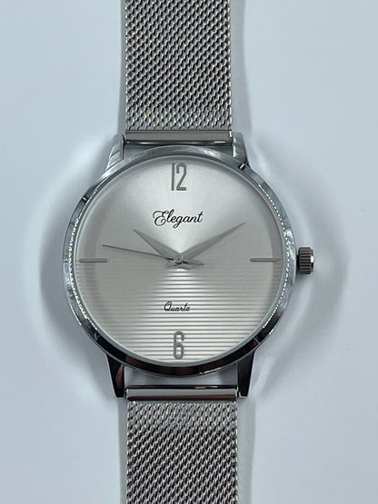 BTC Elegant Stardust - Silver Dial Men Gift Watch