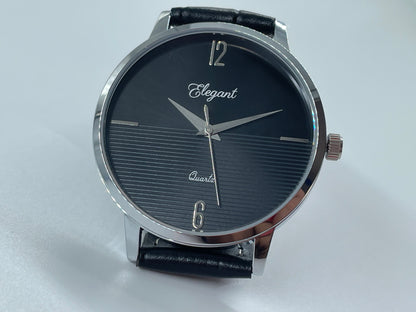 BTC Elegant Obsidian - Black Dial Men Watch