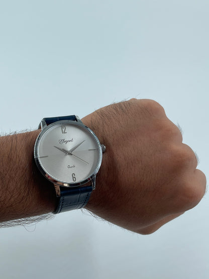 BTC Elegant Stardust - Silver Dial Men Watch