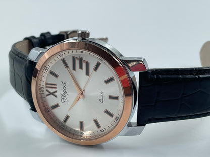 BTC Elegant Stardust - Sliver Dial Men Watch SIL25110E34BLKLS