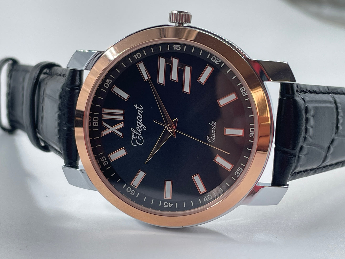 BTC Elegant Obsidian - Black Dial Men Watch