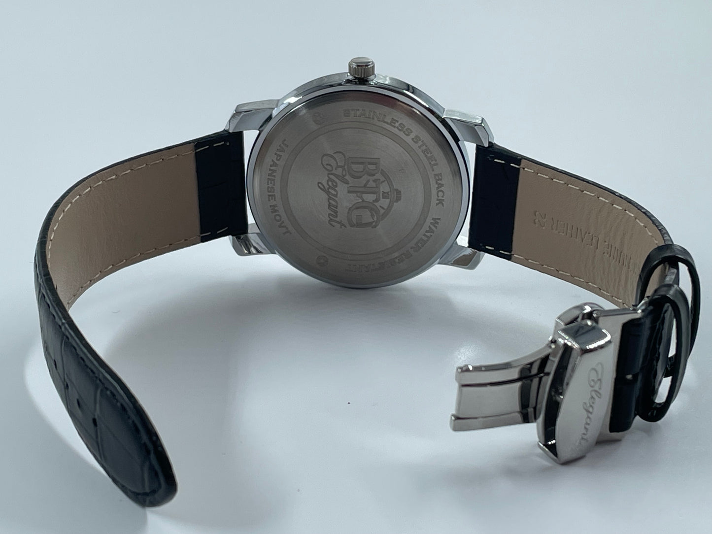 BTC Elegant Stardust - Sliver Dial Men Watch SIL25110E34BLKLS