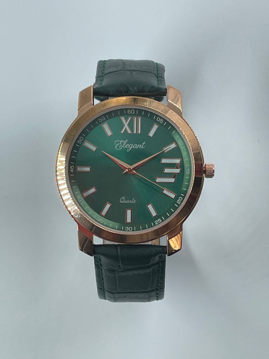 BTC Elegant Forest - Green Dial Men Gift Watch