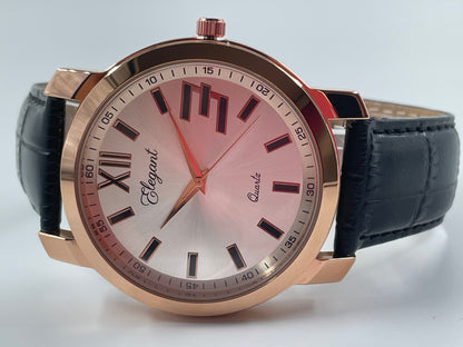 BTC Elegant Stardust- Silver Dial Men Gift Watch