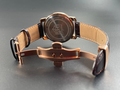 BTC Elegant Ruby - Rose Gold Dial Men Gift Watch