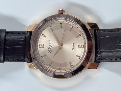 BTC Elegant Ruby - Rose Gold Dial Men Watch