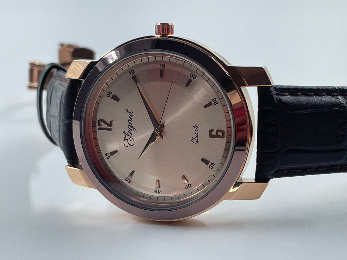 BTC Elegant Ruby - Rose Gold Dial Men Watch