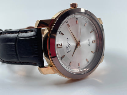 BTC Elegant Stardust - Silver Dial Men Gift Watch