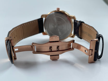 BTC Elegant Ruby - Rose Gold Dial Men Watch RGLD25110C34BRWLS