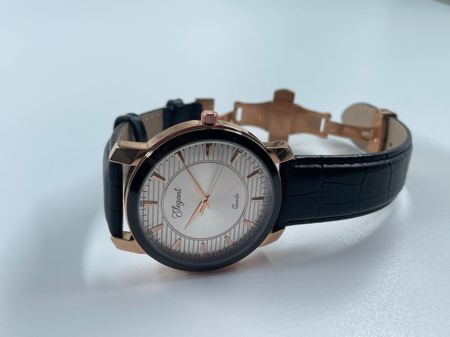 BTC Elegant Stardust - Silver Dial Men Watch SIL25110C34BLKLS