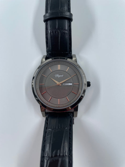 BTC Elegant Shadow - Gray Dial Men Watch