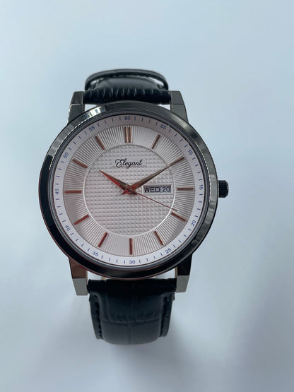 BTC Elegant Sky - White Dial Men Watch