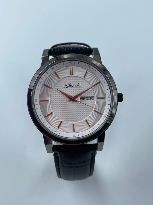 BTC Elegant Sky - White Dial Men Watch
