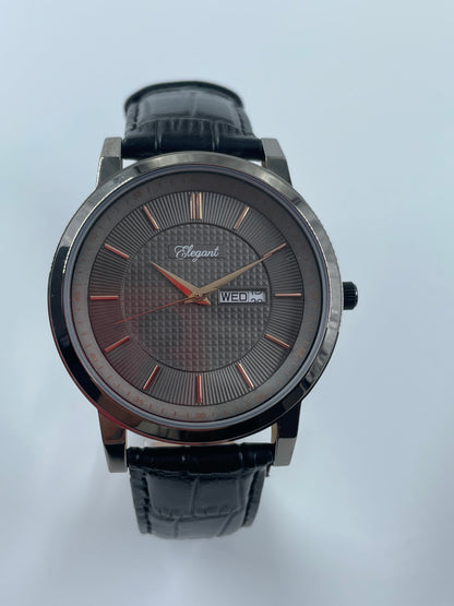BTC Elegant Shadow - Gray Dial Men Watch