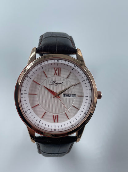 BTC Elegant Sky - White Dial Men Watch