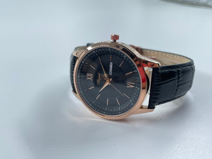 BTC Elegant Obsidian - Black Dial Men Watch