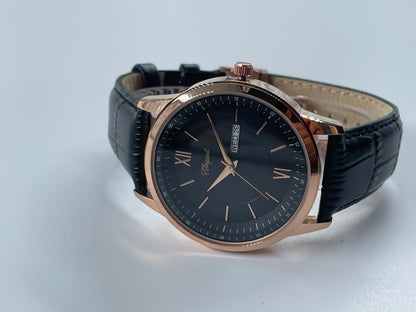 BTC Elegant Obsidian - Black Dial Men Watch