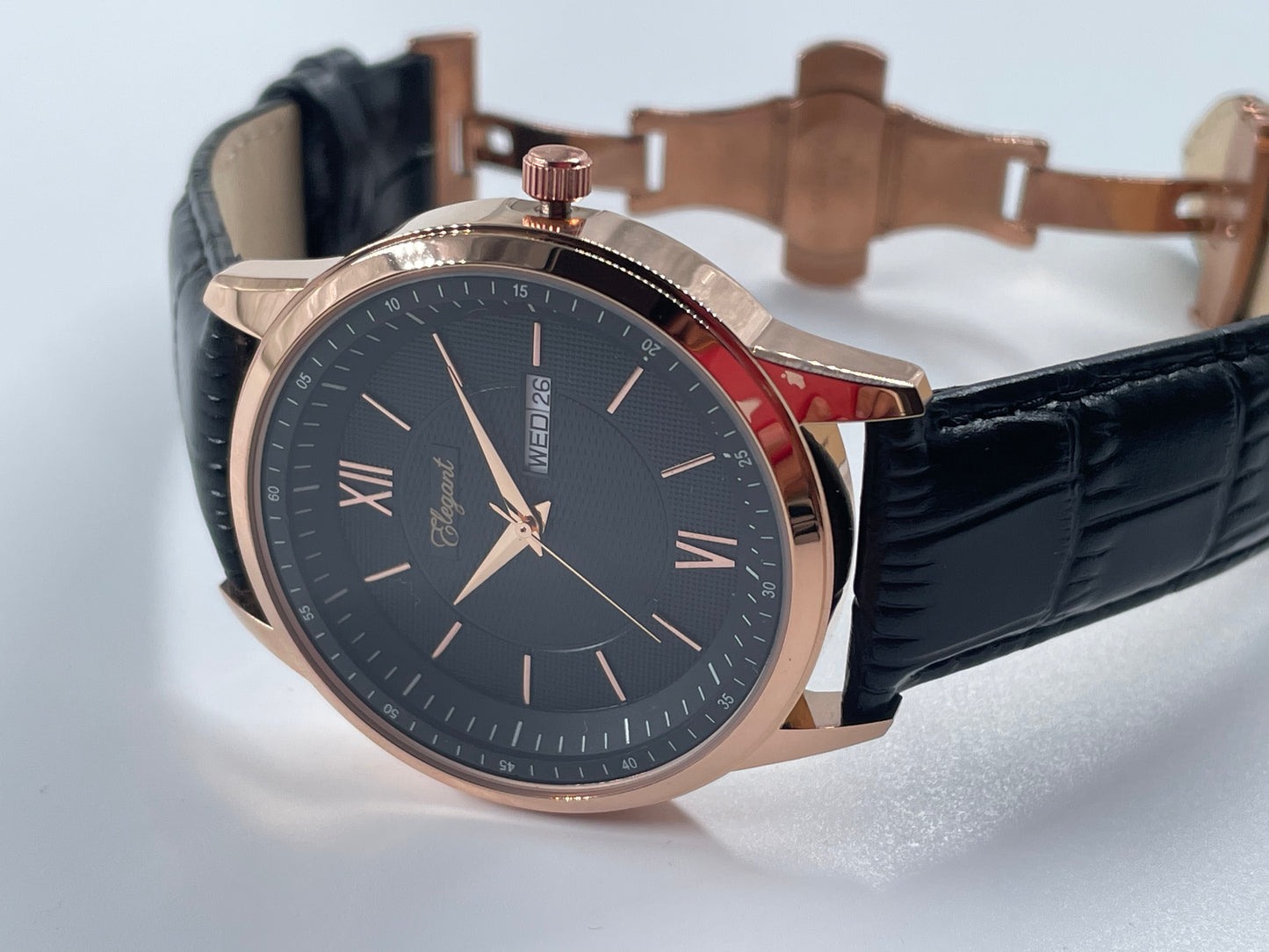 BTC Elegant Obsidian - Black Dial Men Watch