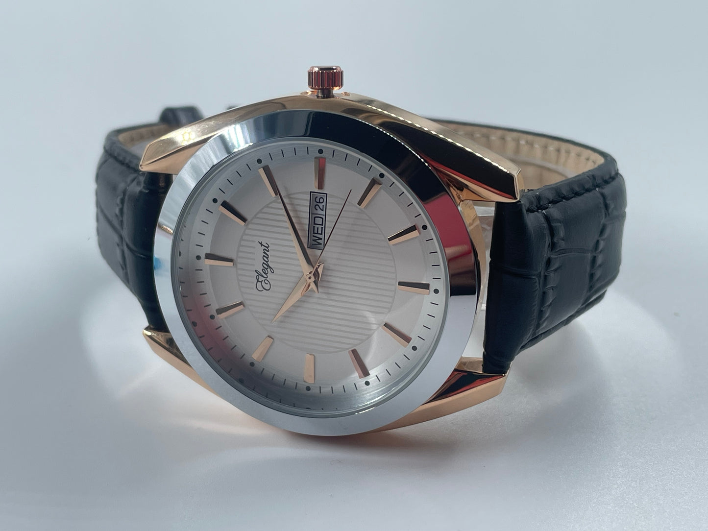 BTC Elegant Sky - White Dial Men Watch