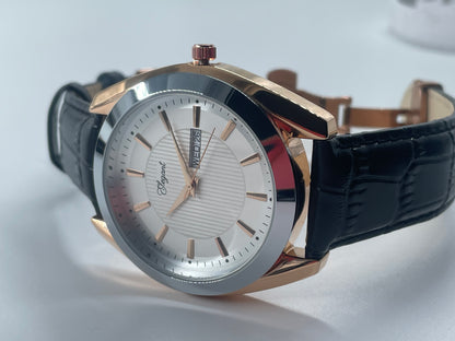 BTC Elegant Sky - White Dial Men Watch