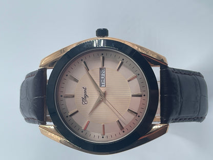 BTC Elegant Ruby - Rose Gold Dial Men Gift Watch