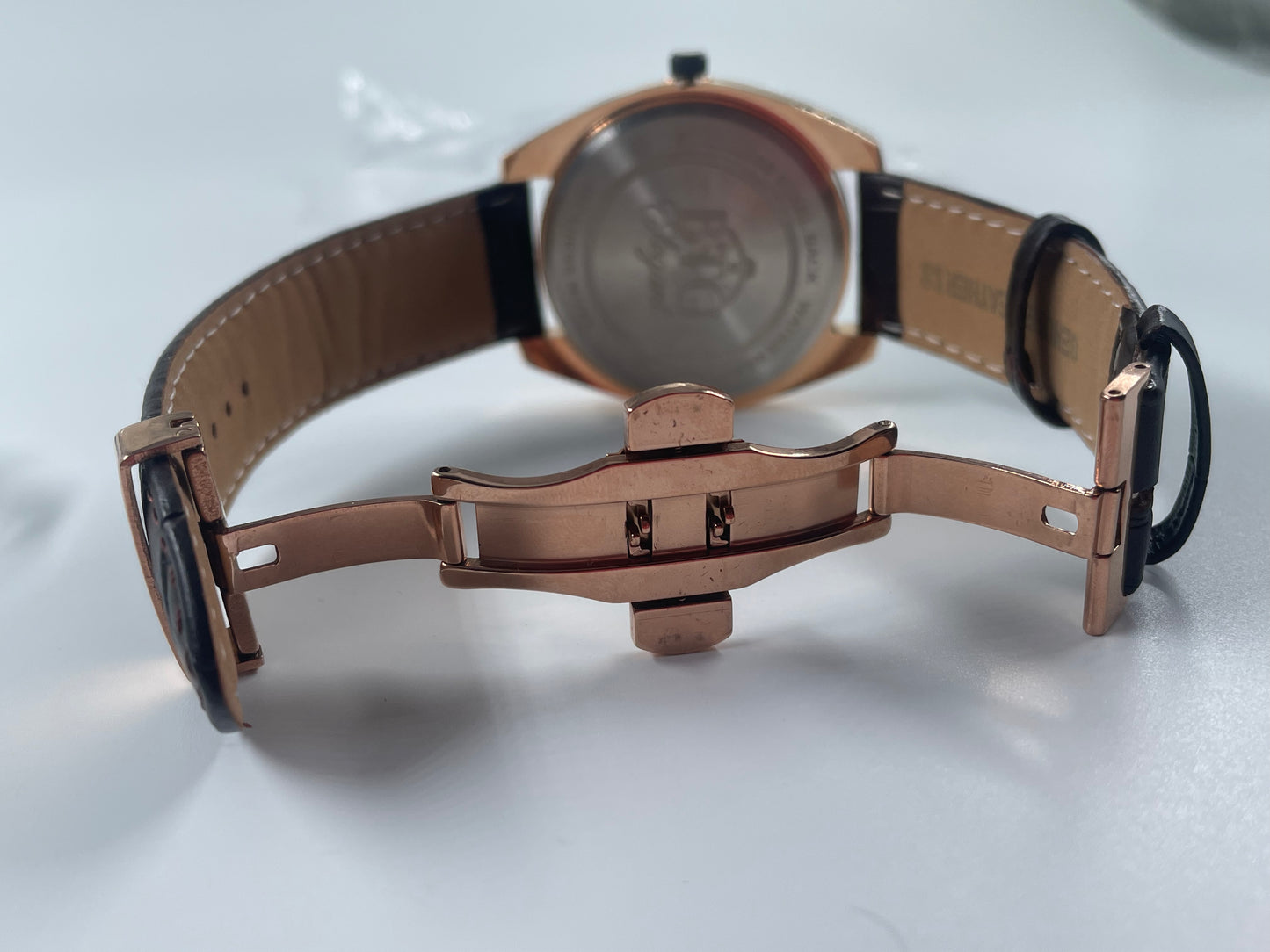 BTC Elegant Ruby - Rose Gold Dial Men Gift Watch