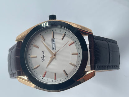 BTC Elegant Stardust - Silver Dial Men Watch