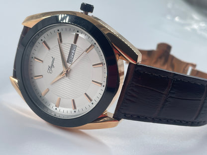 BTC Elegant Stardust - Silver Dial Men Watch