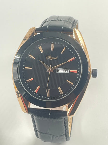 BTC Elegant Obsidian - Black Dial Men Watch