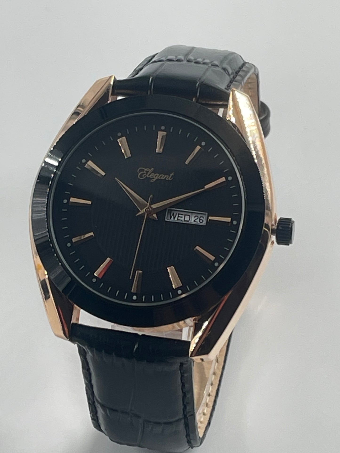 BTC Elegant Obsidian - Black Dial Men Watch