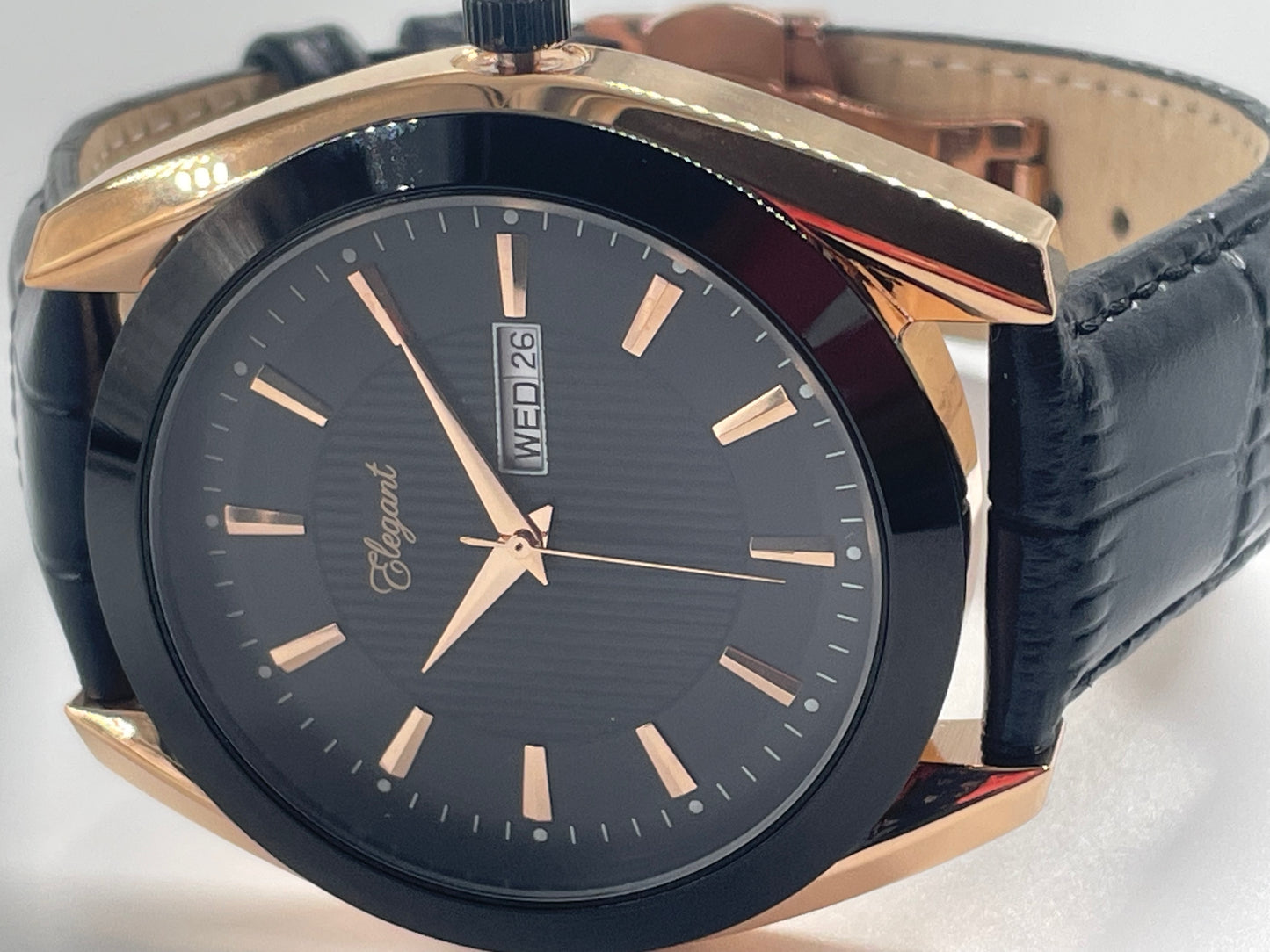 BTC Elegant Obsidian - Black Dial Men Watch