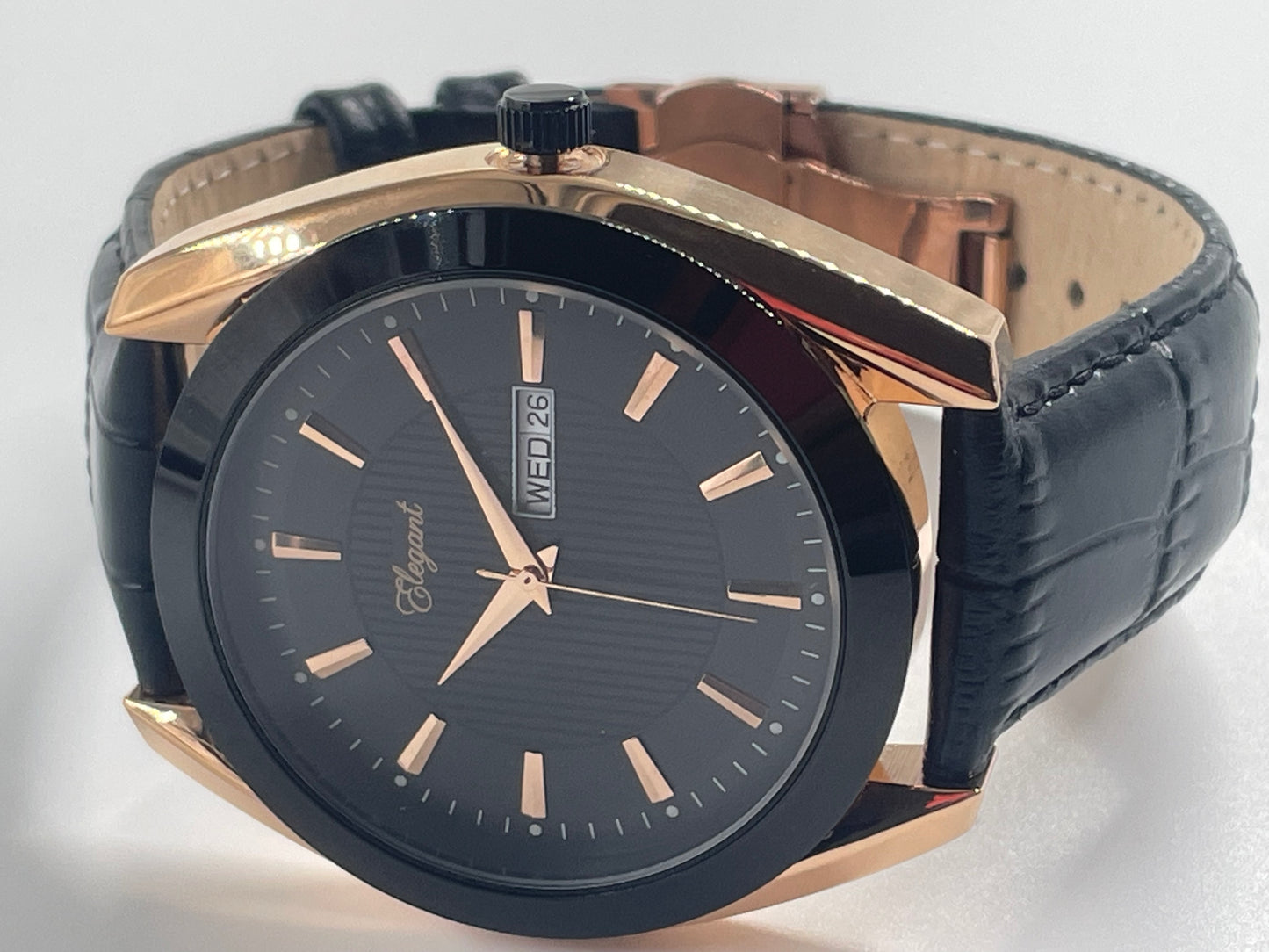 BTC Elegant Obsidian - Black Dial Men Watch