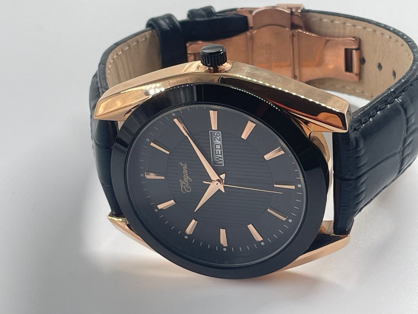 BTC Elegant Obsidian - Black Dial Men Watch