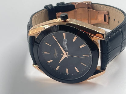 BTC Elegant Obsidian - Black Dial Men Watch