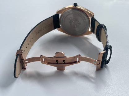 BTC Elegant Obsidian - Black Dial Men Watch