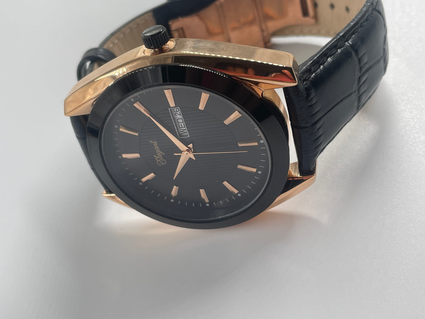 BTC Elegant Obsidian - Black Dial Men Watch