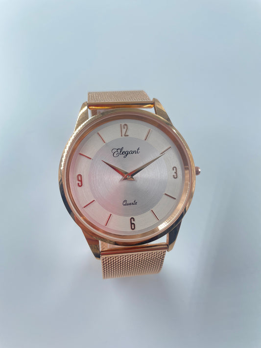 BTC Elegant Stardust - Silver Dial Men Watch