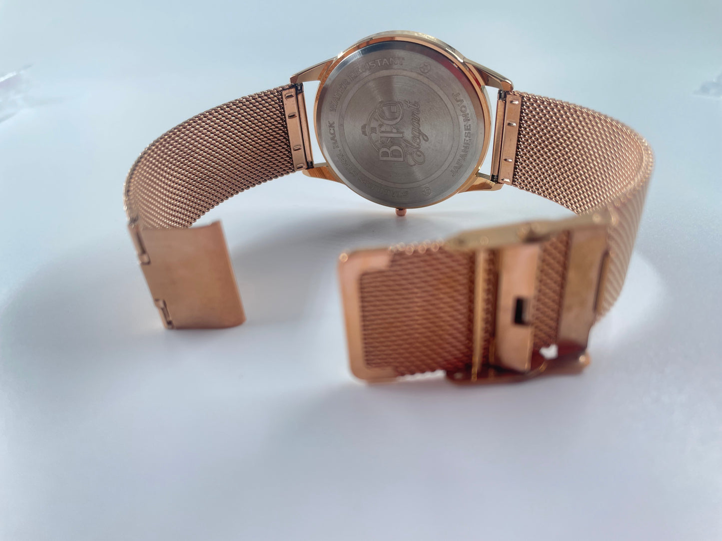 BTC Elegant Ruby - Rose Gold Dial Men Watch