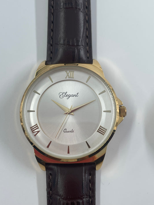 BTC Elegant Stardust  - Silver Dial Men Watch