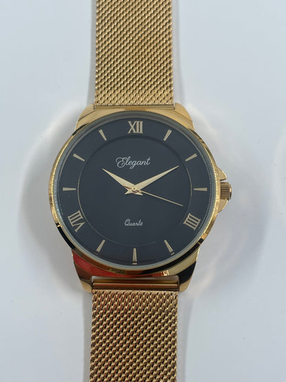 BTC Elegant Obsidian -Black Dial Men Watch BLK2511028GLDMSH