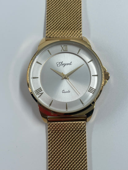 BTC Elegant Stardust  - Silver Dial Men Watch