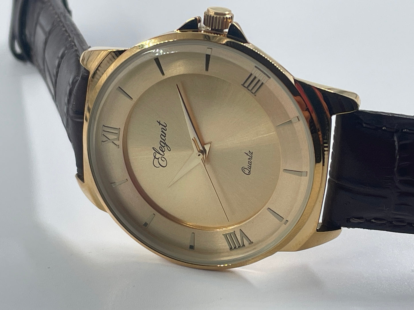 BTC Elegant Sun  - Gold Dial Men Watch