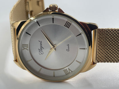 BTC Elegant Stardust  - Silver Dial Men Watch