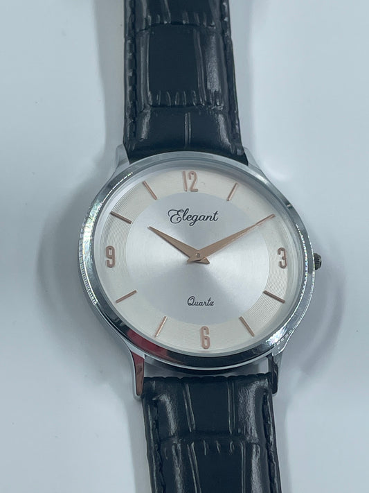 BTC Elegant Stardust- Silver Dial Men Watch