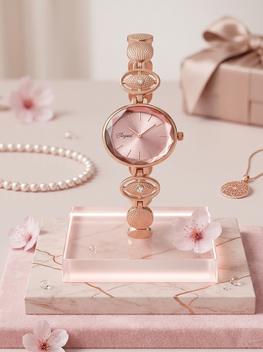 BTC Elegant Rose Series - Pink Dial Women Giftbox Watch PIN2511005