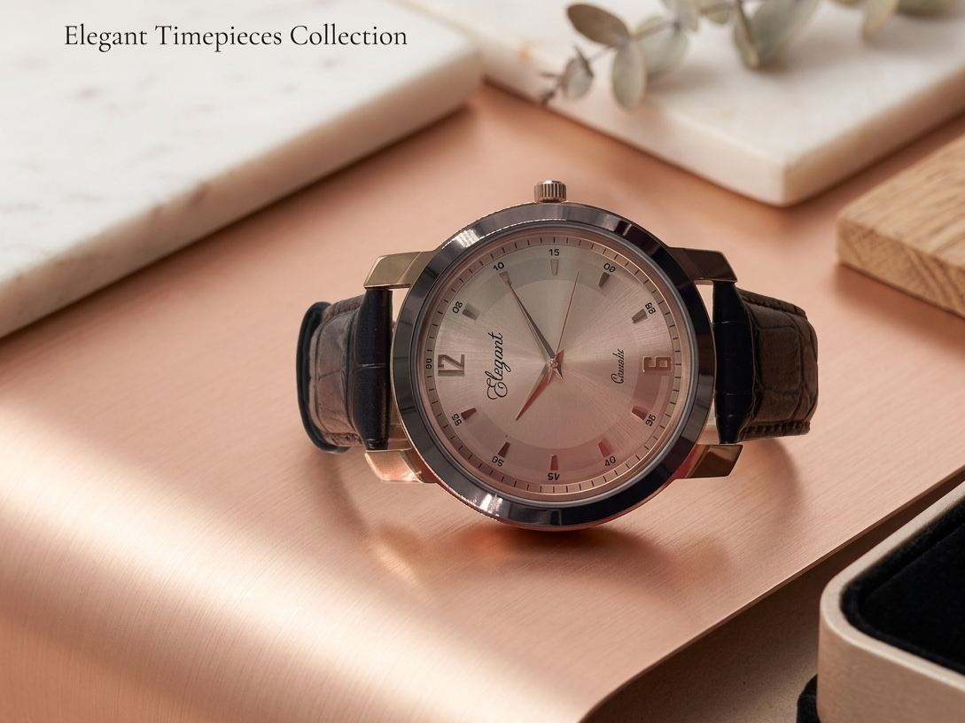 BTC Elegant Ruby - Rose Gold Dial Men Watch RGLD2511033BRWLS