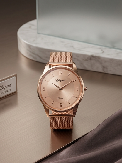 BTC Elegant Ruby - Rose Gold Dial Men Watch RGLD2511040RGLDMSH